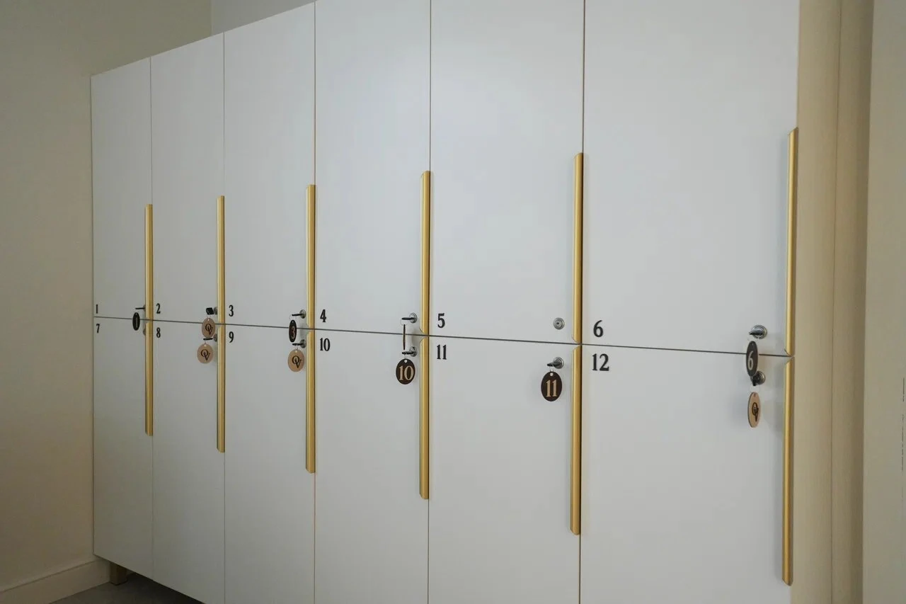 Раздевалка пилатес-клуба Верлан